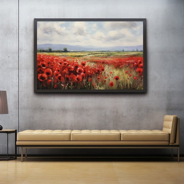 Poppies in the Field Painting